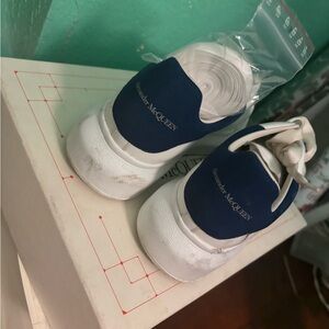 White and blue Alexander mcqueens